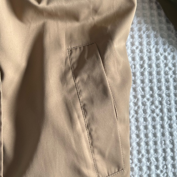 Khaki Contrast Oversized Belted Midi Trench Coat - Picture 7 of 12